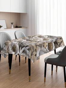 1片3d花卉圖案印刷桌布 - 多樣化色 - 查看 5