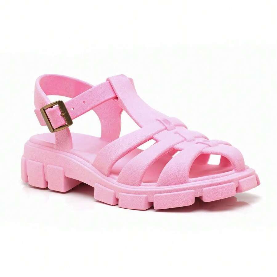 Women Platforms & Wedge Sandals - Màu Hồng baby - Xem 1