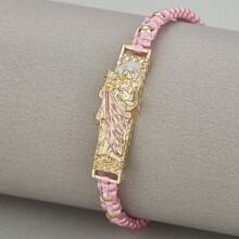 可調節手工製作黃金鍍層聖猶達魅力手鍊 - 聖裘德 - 查看 11