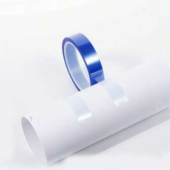 4rolls Blue Heat Tape 10mm X 33m Sublimation Blanks Thermal Tape No Residue Heat Transfer Heat Press Adhesive Tape