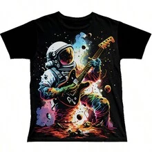Men T-Shirts - Black - View 2