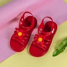 Girls Sandals - 紅色 - 查看 3