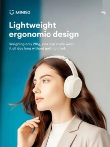 MCD02被動降噪HiFi音效低延遲運動耳聽，帶麥克風，可摺疊式，長續航無線耳機 - 黑色 - 查看 8