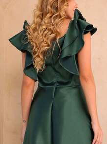 Grife Velasco Women Prom & Evening Dresses - Màu xanh lá cây đậm - Xem 4