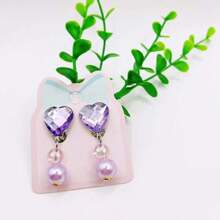 Kids Non-Piercing Earrings Set, Cute Flower, Star, Butterfly Clip On Earrings For Girls Princess Earrings Accessories - Pink - View 4