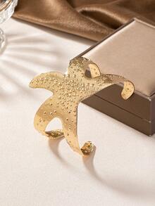 1pc Simple Yet Elegant & Stylish & Versatile Sea Star Series European Style Bracelet - Gold - View 3