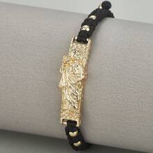 可調節手工製作黃金鍍層聖猶達魅力手鍊 - 聖裘德 - 查看 2