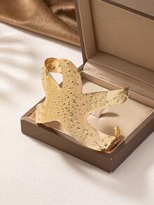 1pc Simple Yet Elegant & Stylish & Versatile Sea Star Series European Style Bracelet - Gold - View 1