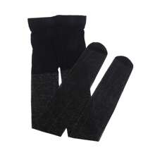 Medias Brillantes Con Efecto Glitter - Negro - Ver 1