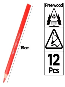 LÁPICES DE COLORES TRIANGULARES JUMBO 12U Mexicopaper - Multicolor - Ver 2