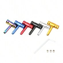 Aircraft Joystick Style Gear Shift Head, Car Modified Gear Shift Head, Manual Universal Gear Shift Head Handle - Blue - View 2