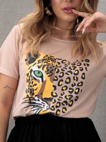 Women T-Shirts - Khaki - View 2