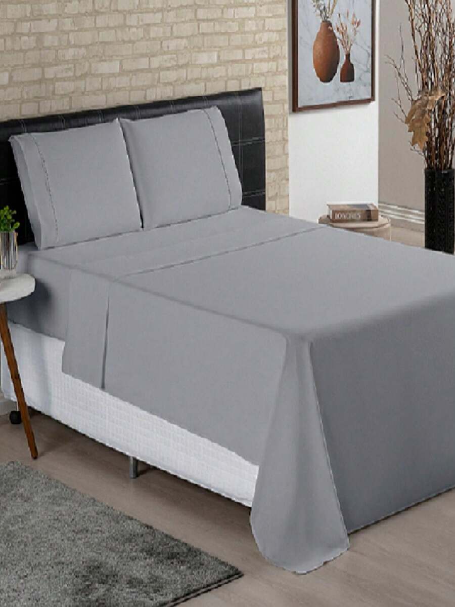 Sheet Sets with Pillowcases - 灰色 - 查看 1