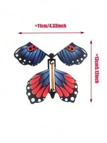 1pc Fascinating Rotating Butterfly Toy, Creative Novelty Flying Butterfly That Can Perform Magic, Great Stress Relief (random Color) - Multicolor - View 5