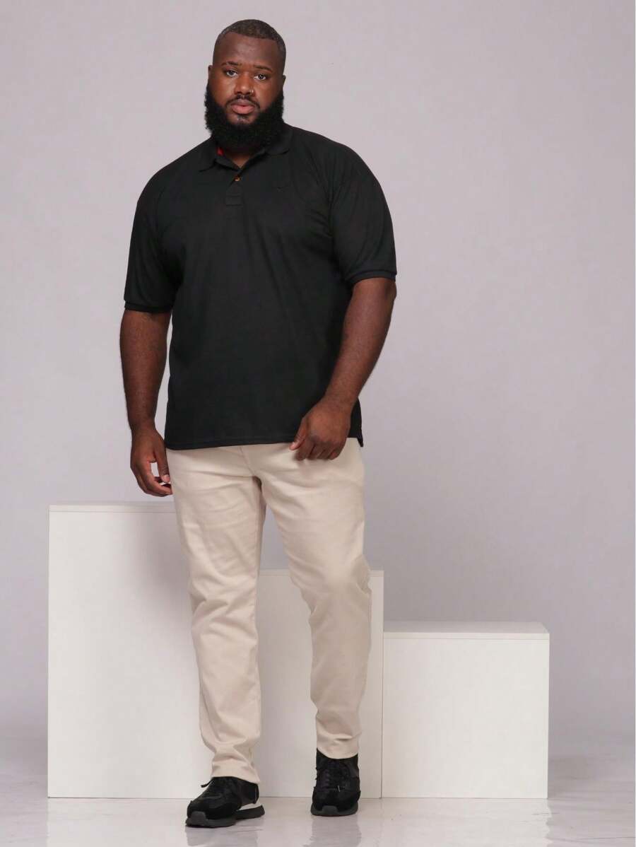 Men Pants - Beige - View 1