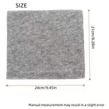 1 件冬季针织颈部保暖器，男女通用保暖羊毛围巾面罩二合一设计，适合户外运动、休闲和骑行，颈部保护 - 黑色 - 查看 10