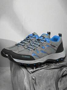 Clohoo Brand Special Edition Secondary Foam Sole Md Sole Breathable Outdoor Sports And Leisure Shoes Mountaineering Wear-resistant Rubber Sole Comfortable Daily Casual Men's Shoes - Grey - View 3