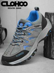 Clohoo Brand Special Edition Secondary Foam Sole Md Sole Breathable Outdoor Sports And Leisure Shoes Mountaineering Wear-resistant Rubber Sole Comfortable Daily Casual Men's Shoes - Grey - View 1