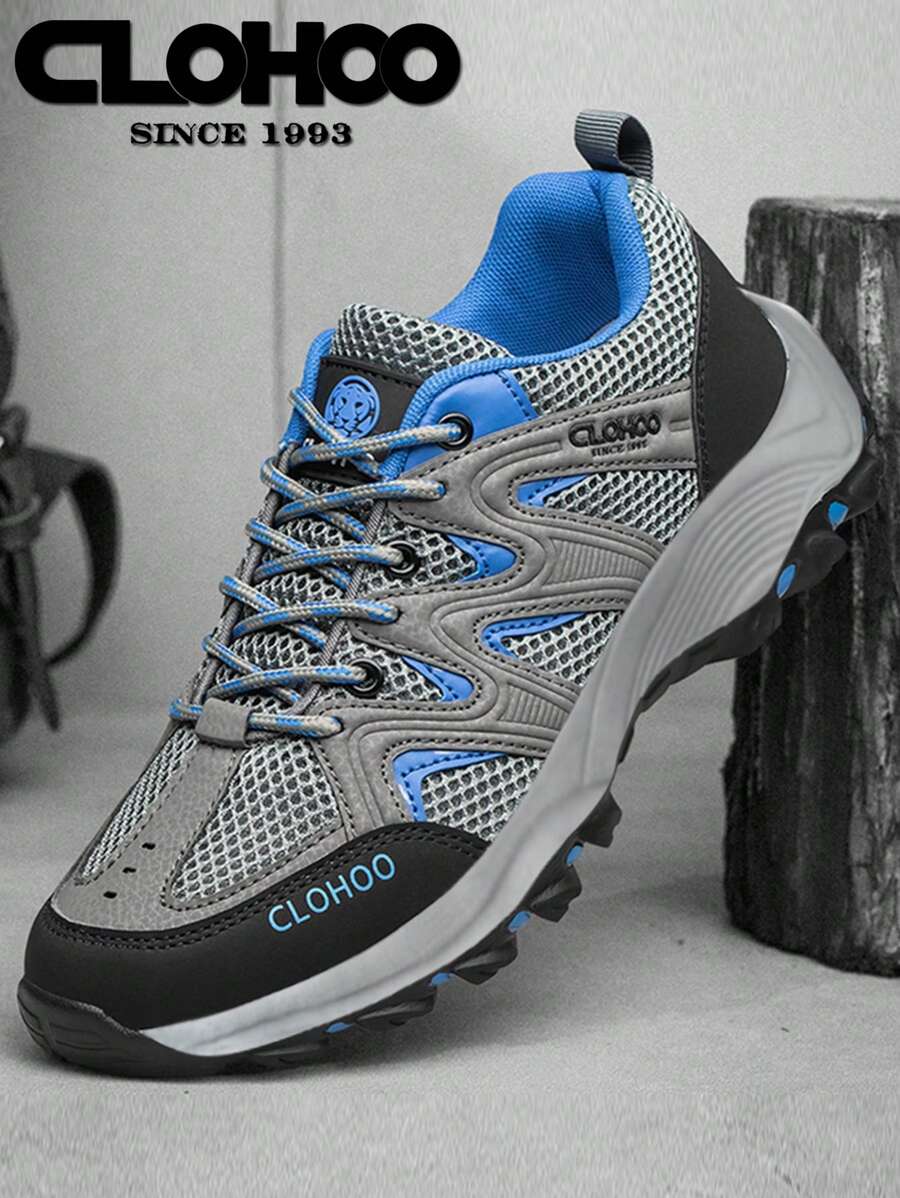 Clohoo Brand Special Edition Secondary Foam Sole Md Sole Breathable Outdoor Sports And Leisure Shoes Mountaineering Wear-resistant Rubber Sole Comfortable Daily Casual Men's Shoes - Grey - View 1