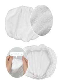 2/4/6/10pcs Replacement Sweeper Mop Pads, Super Absorbent Microfiber Dry & Wet Dual Use Mop Refills - White - View 4