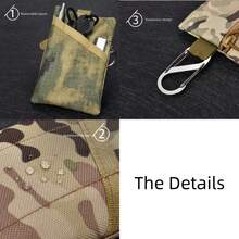 1pc Camouflage & Python Pattern Waist Pack For Outdoor Sports, Running, Money & Tools Storing, And Hand-Holding - python pattern camouflage - View 7