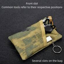 1pc Camouflage & Python Pattern Waist Pack For Outdoor Sports, Running, Money & Tools Storing, And Hand-Holding - python pattern camouflage - View 2