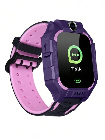 1入組孩子們紫色智能手錶帶相機,計算器,和GPS定位跟踪器