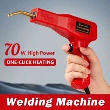 1入組塑料熔接機，附400件套裝熱熔釘槍，紅色US110V汽車桿維修套裝，包括200件焊釘、4種釘條類型，適用於桿/皮艇/塑料產品維修 - 紅色 - 查看 3