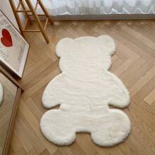 1個熊貓圖案軟地毯或地墊,適用於臥室,沙發,窗戶,門,可水洗 - 乳白色 - 查看 3