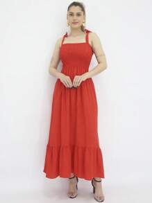 Women Dresses - 紅色 - 查看 2