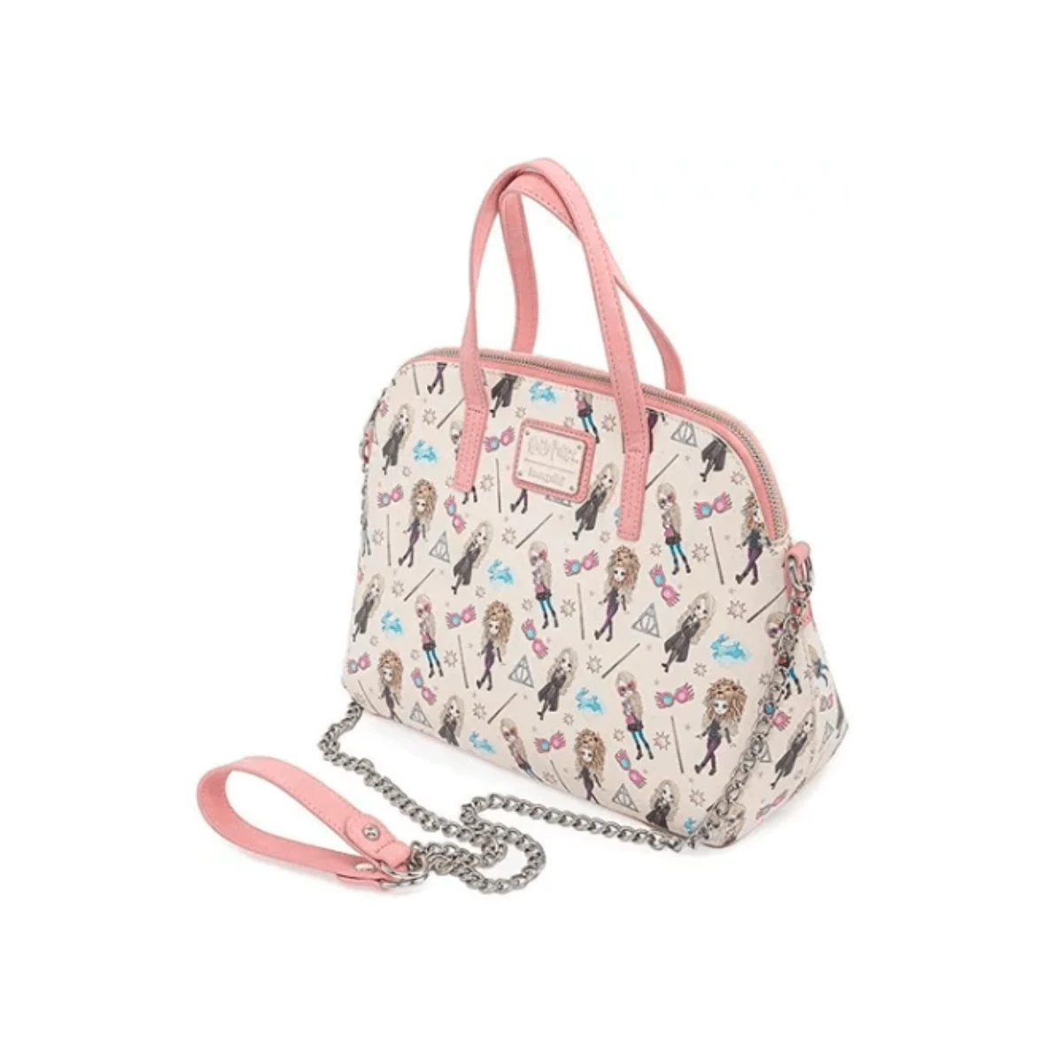 Luna Lovegood Printed Crossbody Bag - Multicolor - Pink - View 1