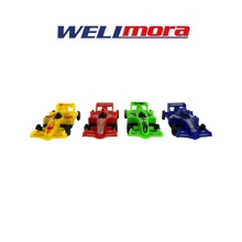 Paq 8 Carritos De Fricción Tipo F1 De Juguete Multicolor De Carreras - Paleta De Colores Llamativa (Verde, Amarillo, Azul Y Rojo) - Comparte Momentos De Diversión En Familia - Multicolor - Ver 2