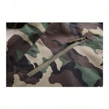 Chamarra De Militar Camuflaje De Otoño E Invierno De Tad - Verde - Ver 4