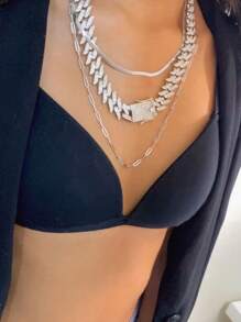 Men's Pendant Necklaces - 銀色 - 查看 3