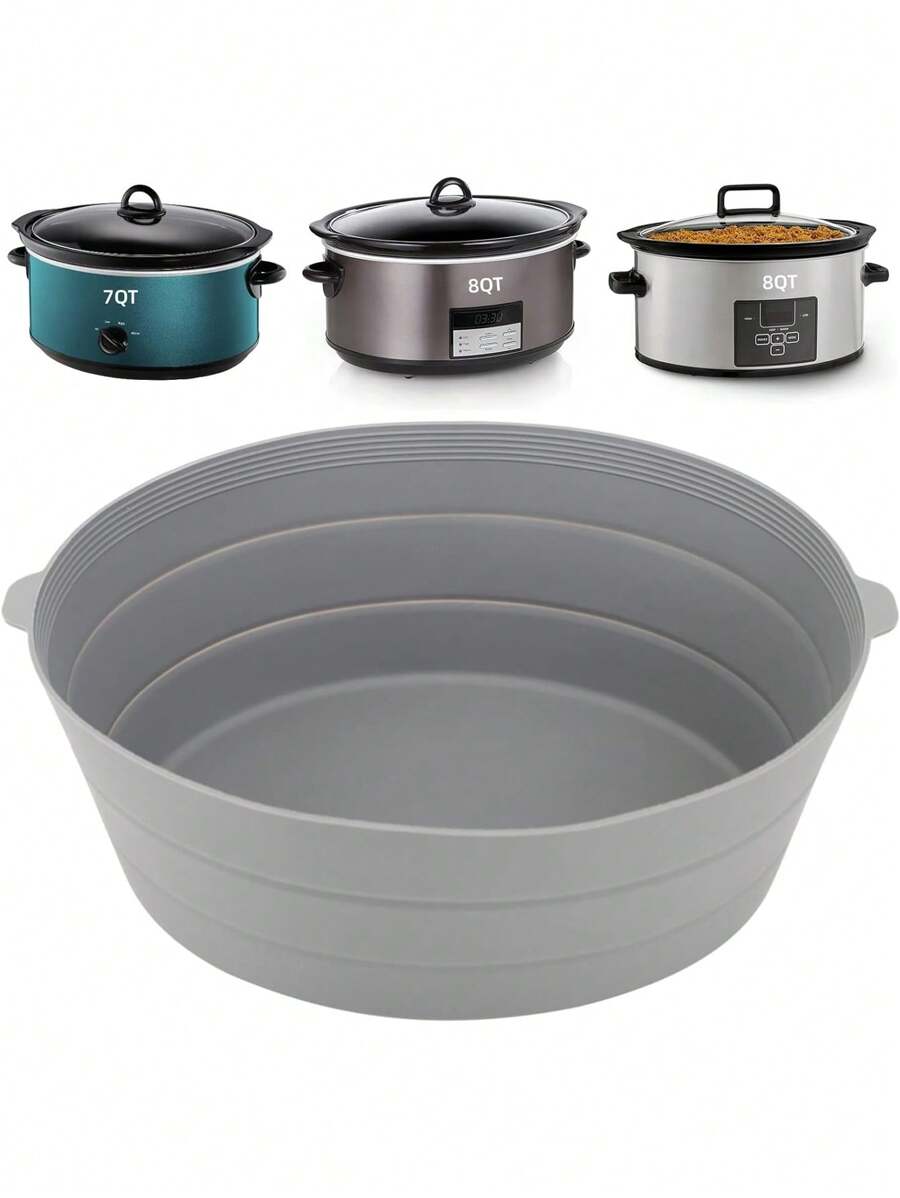 7qt Slow Cooker Liner, Compatible With Crock Pot 78 Quart Oval Slow