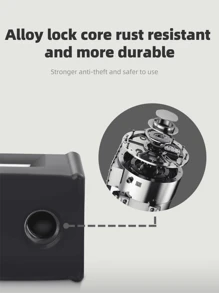 1pc Soft Steel Cable Anti-theft Padlock With Multiple Sizes For Cabinets, Helmets, Baskets, Keys, Suitable For Indoor And Outdoor Uses, Waterproof, Rustproof And Cut-resistant