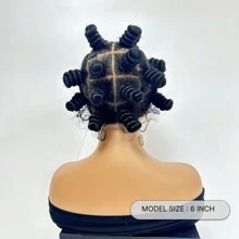 Wholesale Transparent Lace Synthetic Braided Wigs Hair Hd 360 Full Lace Braided Wigs For Women - Black - View 5