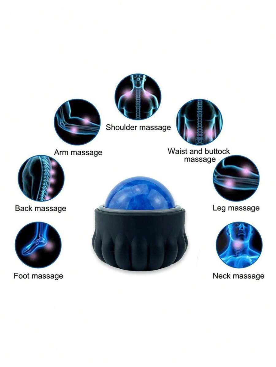 1pc Resin Massage Ball Self Manual Roller Massager Trigger Point