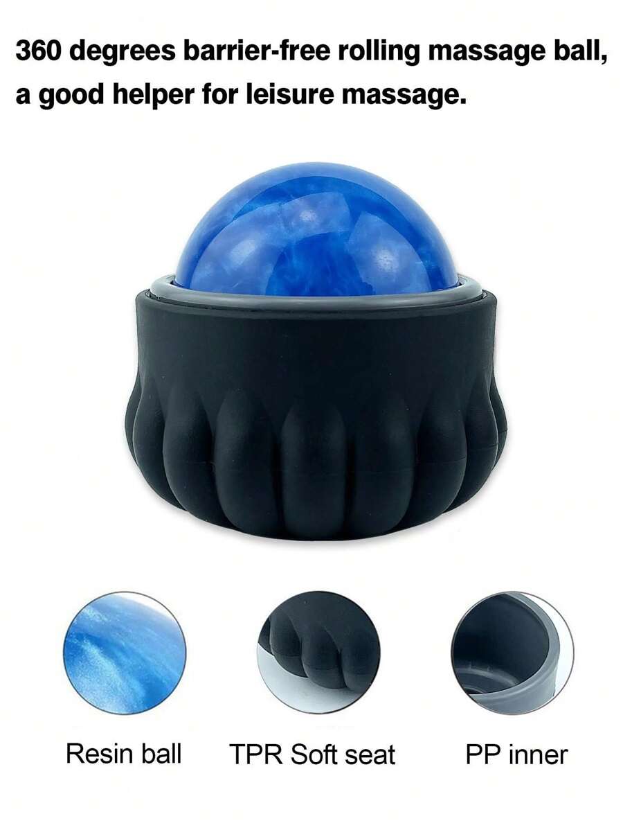 1pc Resin Massage Ball Self Manual Roller Massager Trigger Point