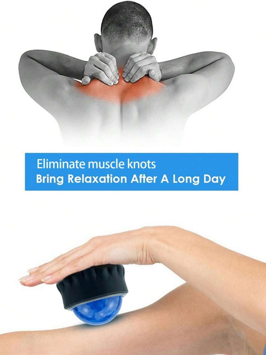 1pc Resin Massage Ball Self Manual Roller Massager Trigger Point