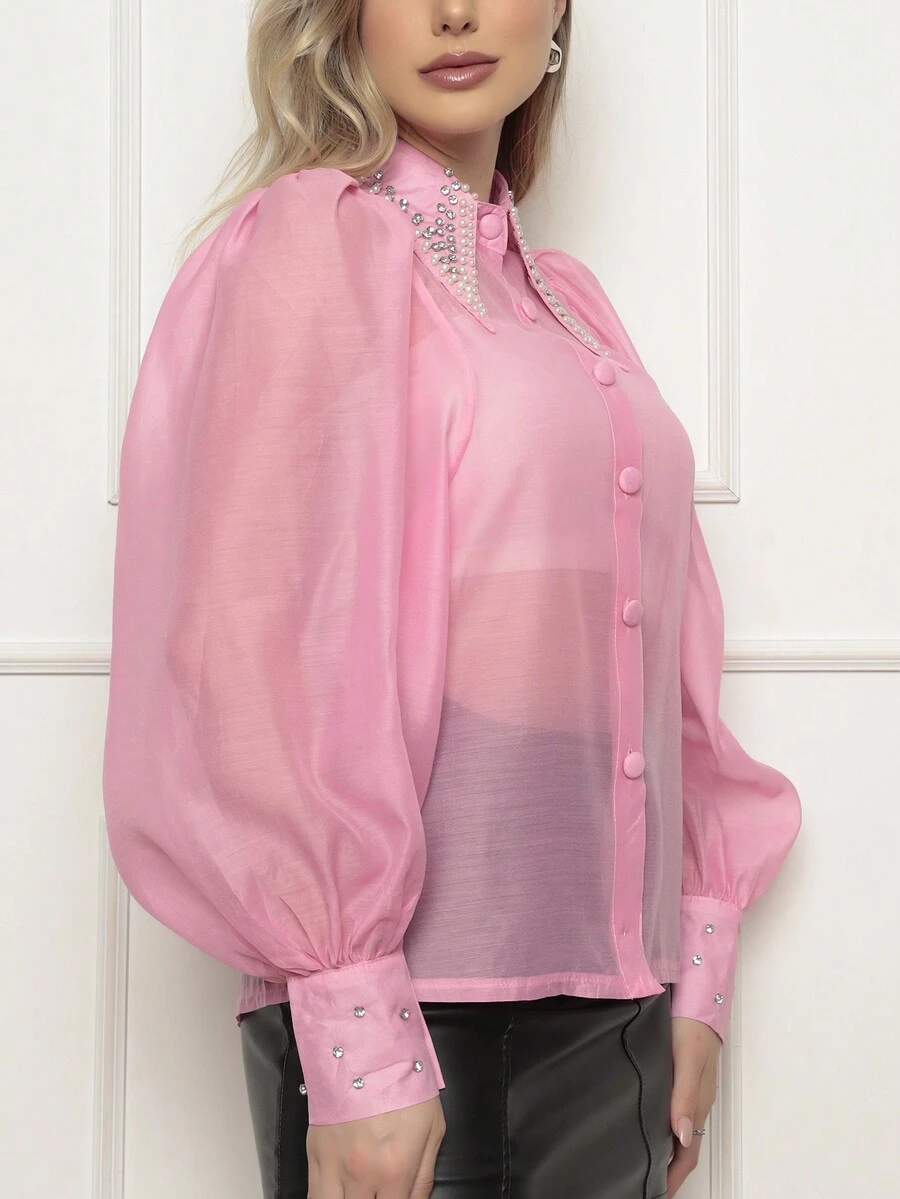 Women Blouses - Hồng - Xem 1