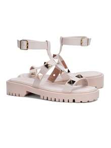 Women Platforms & Wedge Sandals - 米色 - 查看 6