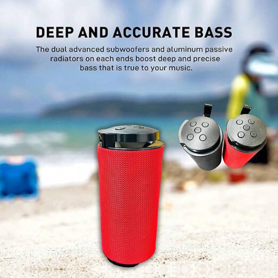 Portable Outdoor Bluetooth Speakers Waterproof Wireless Speaker - Blue - View 1