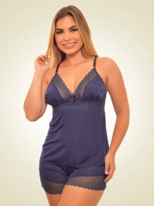 Women Pajama Sets - 藏蓝色 - 查看 1