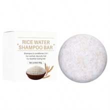 Jabón Hecho A Mano Con Leche De Arroz, Barra De Champú Para Cabello - Albaricoque - Ver 7