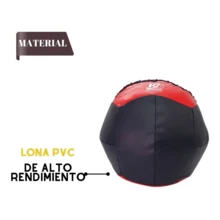 Balon Medicinal 20lb Crossfit Ejercicio Gym Bola Con Peso - Rojo - Ver 3