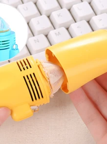Mini Usb Keyboard Vacuum Cleaner For Cleaning Small Devices On Computer Or Laptop Desk - Black - View 7