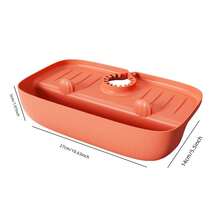 Faucet Drain Rack Sink Storage Rack Kitchen Splash-proof Anti-slip Mat Dishcloth Sponge Drying And Storage Rack - White - View 2