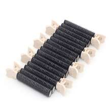 8pcs/Pack Simple And Convenient 10.5cm*3cm Ladies' Multicolor Self-Adhesive Hair Styling Tool For Fluffy And Fixed Fringe,Suitable For Styling And Easy To Use, Made Of Plastic Resin Material, No Trace Left - Multicolor - View 7