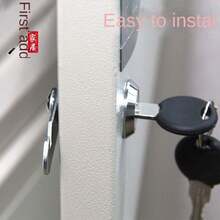 通用16mm長度的鎖舌形鎖,適用於檔案櫃、儲物櫃、郵箱等 - 銀色 - 查看 6